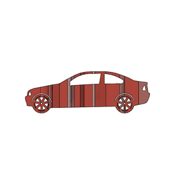 325 ci 2001 3D Car Flip Art Desk Display 3d model
