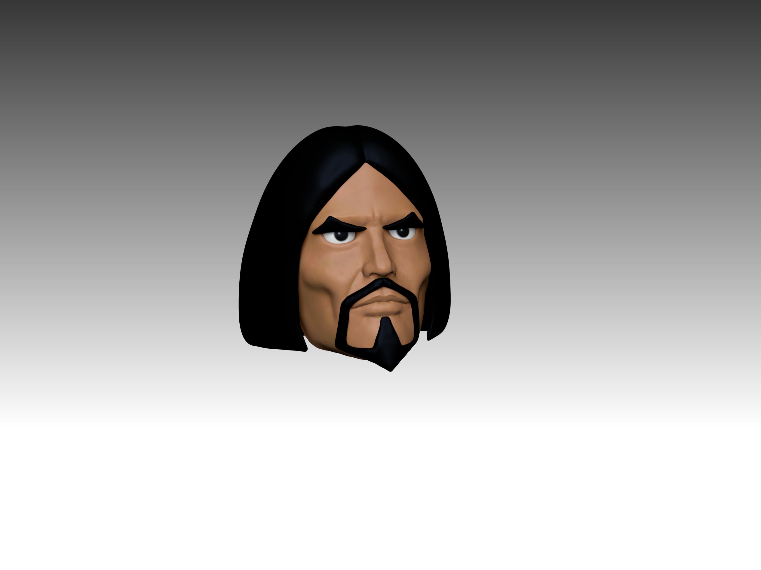 Count Marzo Head MOTU Classics 3d model