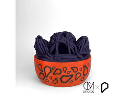 Large Pasta Bowl Container - Spaghetti Monster! 3d model