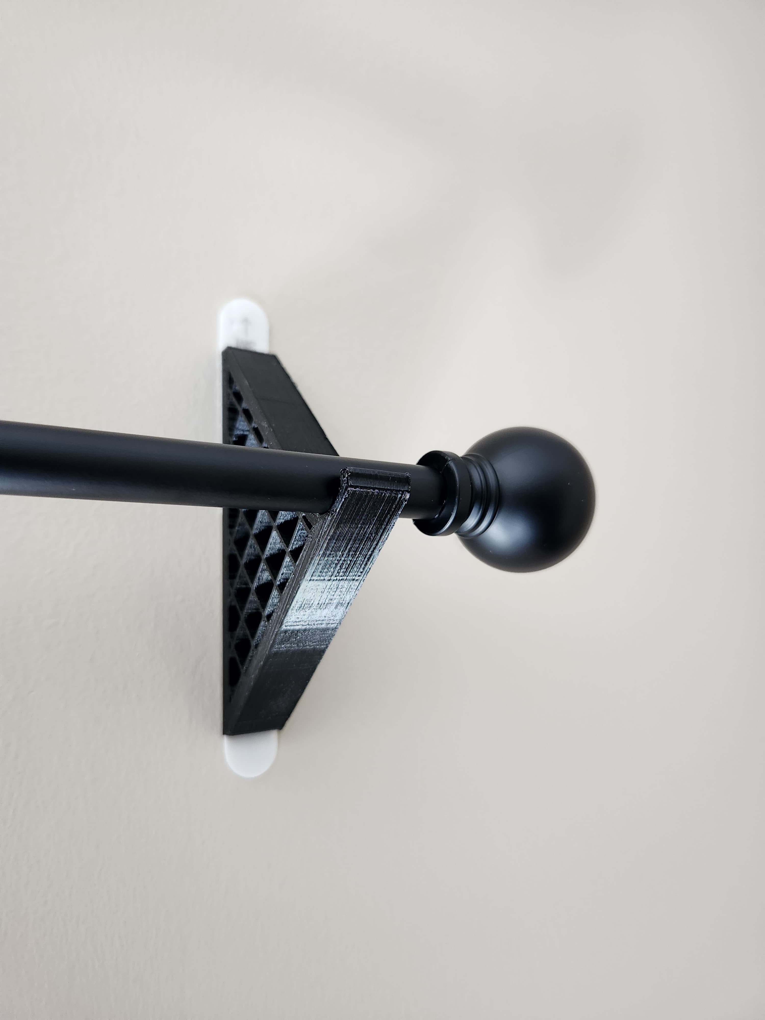 Curtain rod holder pair 3d model