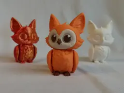 Flexi multicolor FoxOwl 3d model