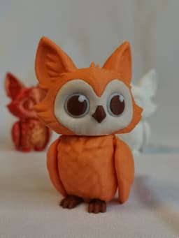 Flexi multicolor FoxOwl 3d model