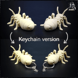 Articulated Ant - Print in Place - No Supports - Multicolor - Keychain 3d model
