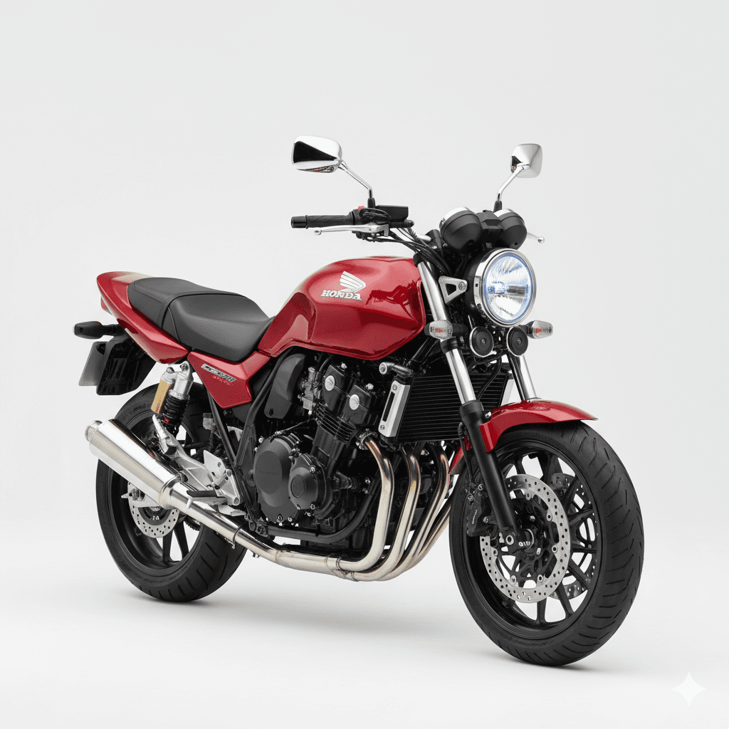 Honda CB900F Retro Sport Motorcycle 3d model
