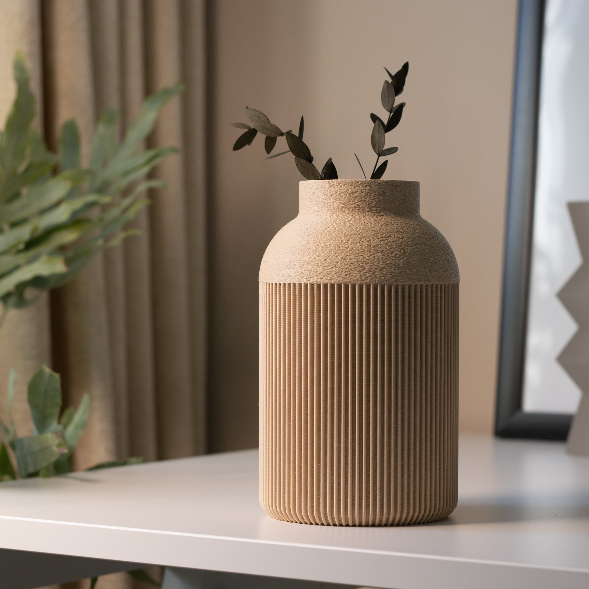 Flower Vase TERRA - Minimalist Decoration Vase 3d model