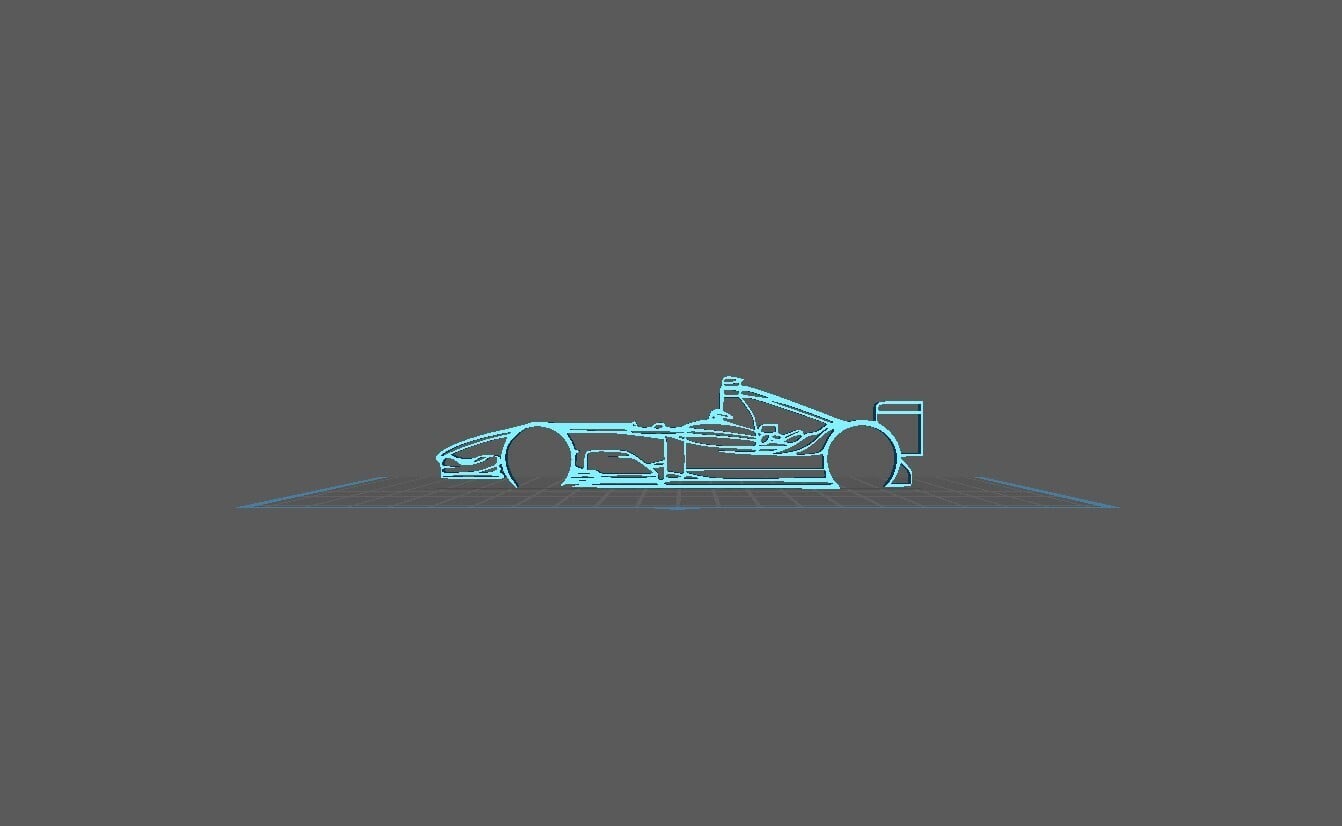 Formula 1 - 2004 Wall Art 3d model