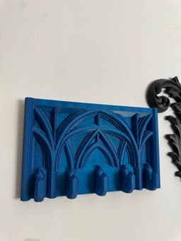 Gothic Cathedral Key Holder Coat Holder Necklace Holder Victorian Decor 3d model