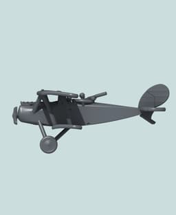 1:144 Halberstadt CL.IV (long) 3d model
