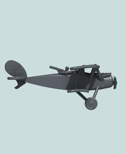 1:144 Halberstadt CL.IV (long) 3d model