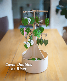 Collapsible Keychain Rack - Print in Place Keychain Rack - Prints for Sellers 3d model