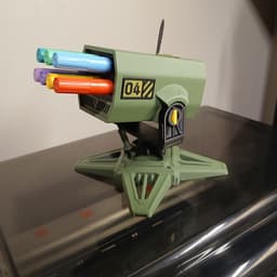 Articulated Missile Battery Pen Holder 3d model