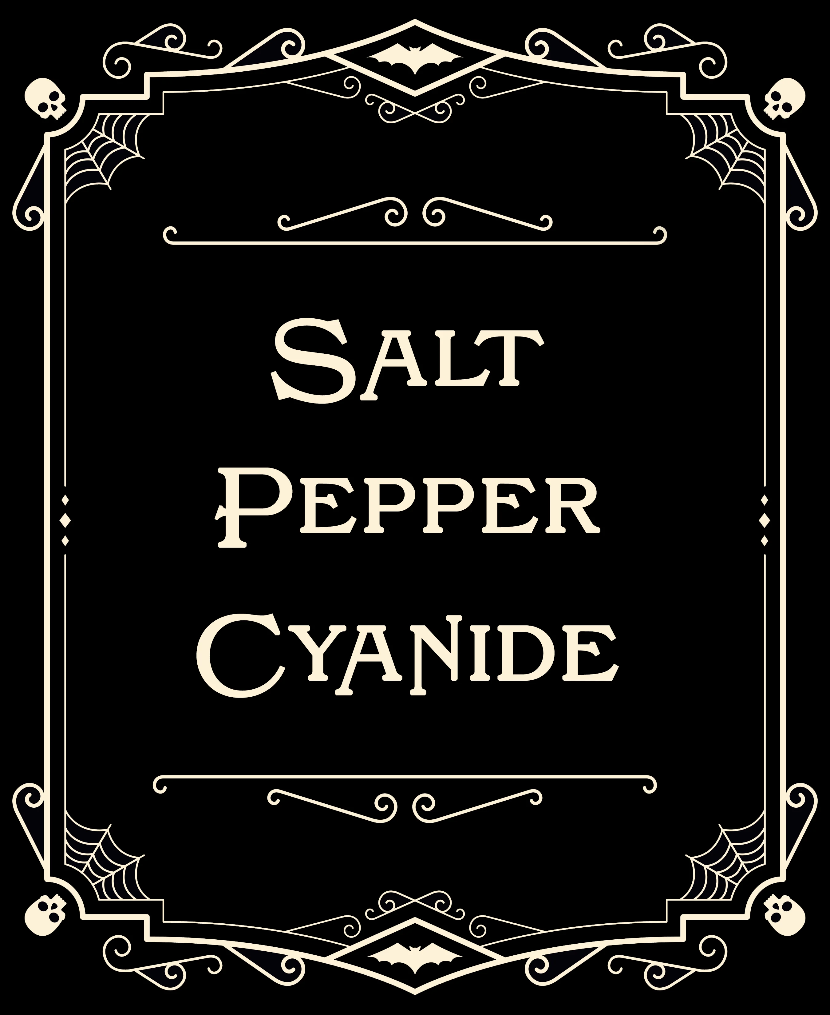 Salt Pepper Cyanide 3d model