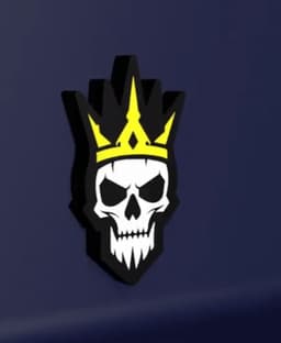 Skull King - LED Strip compatible 3d model