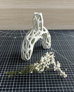 Dried Flowers Vase 3d model