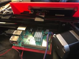 Raspberry pi mount for Kossel printers 3d model
