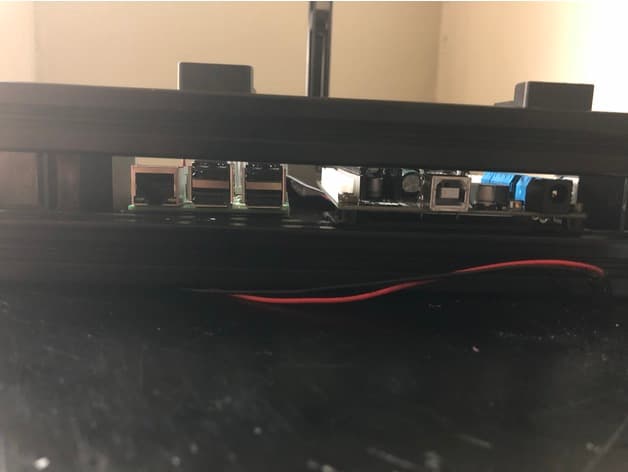 Raspberry pi mount for Kossel printers 3d model