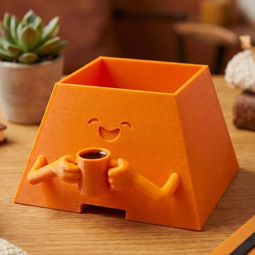 HAPPY PLANTER DRINKING BUDDY 3d model