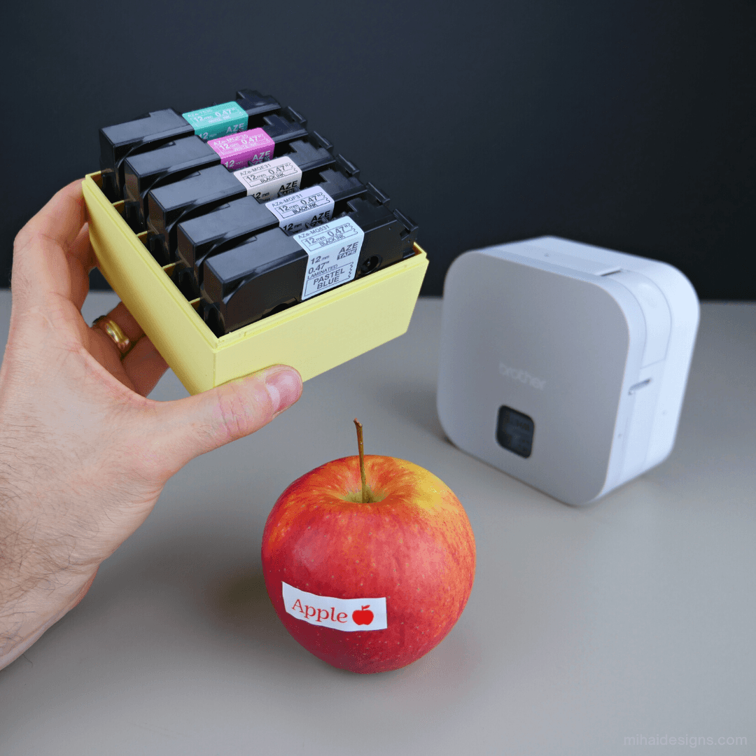 TZe Label Tape Canister 3d model