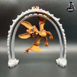 Articulated cute Bat 3d model