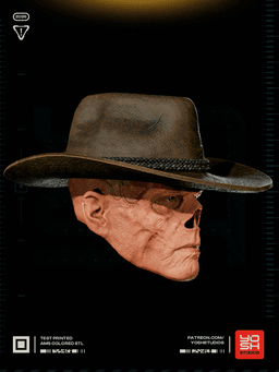 Fallout- The Ghoul Mask - 3D Printer STL 3d model