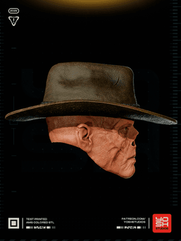 Fallout- The Ghoul Mask - 3D Printer STL 3d model
