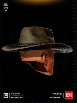 Fallout- The Ghoul Mask - 3D Printer STL 3d model