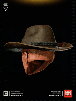 Fallout- The Ghoul Mask - 3D Printer STL 3d model