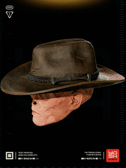 Fallout- The Ghoul Mask - 3D Printer STL 3d model