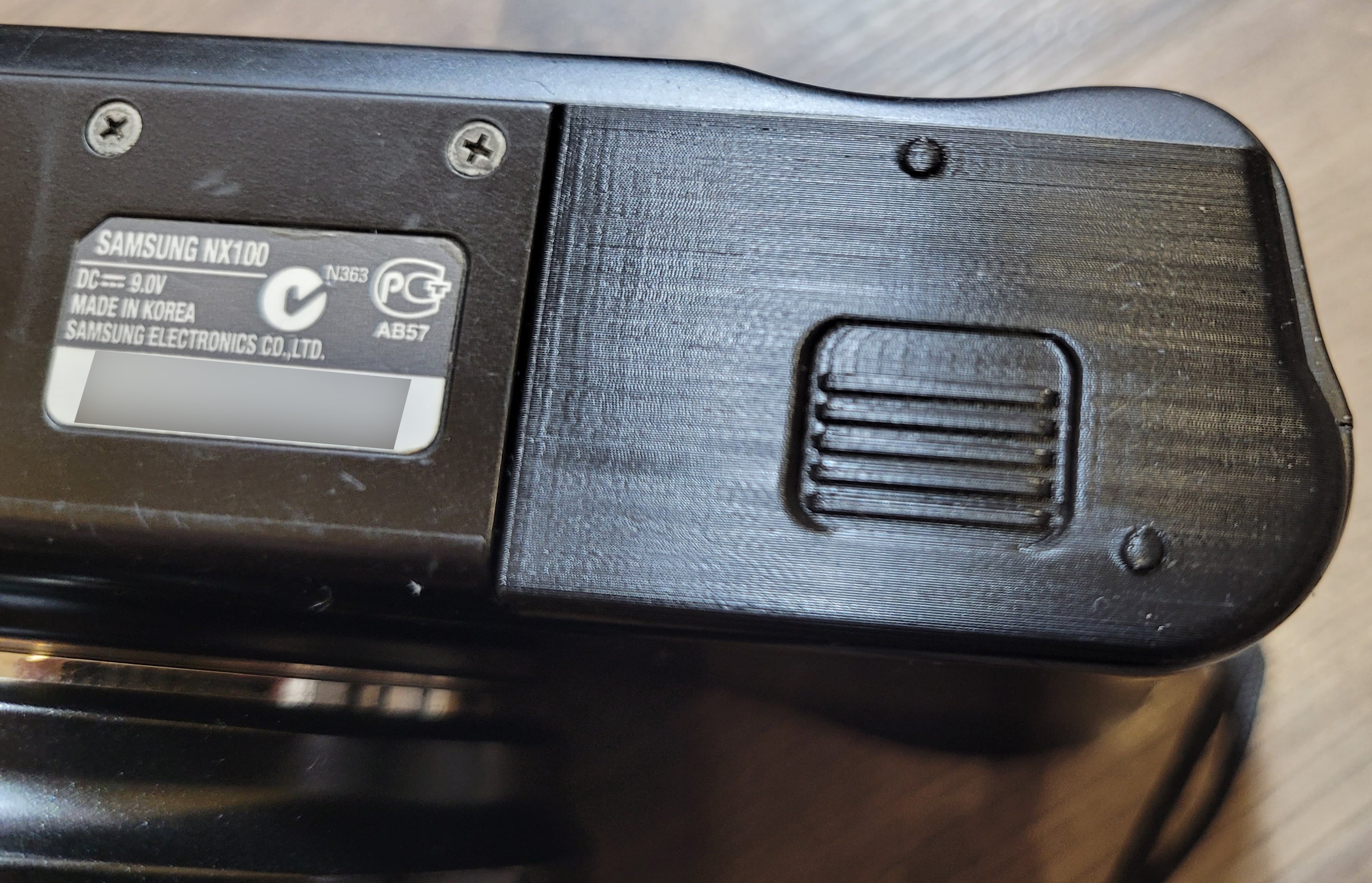 Samsung NX-100 Battery Cover 3d model