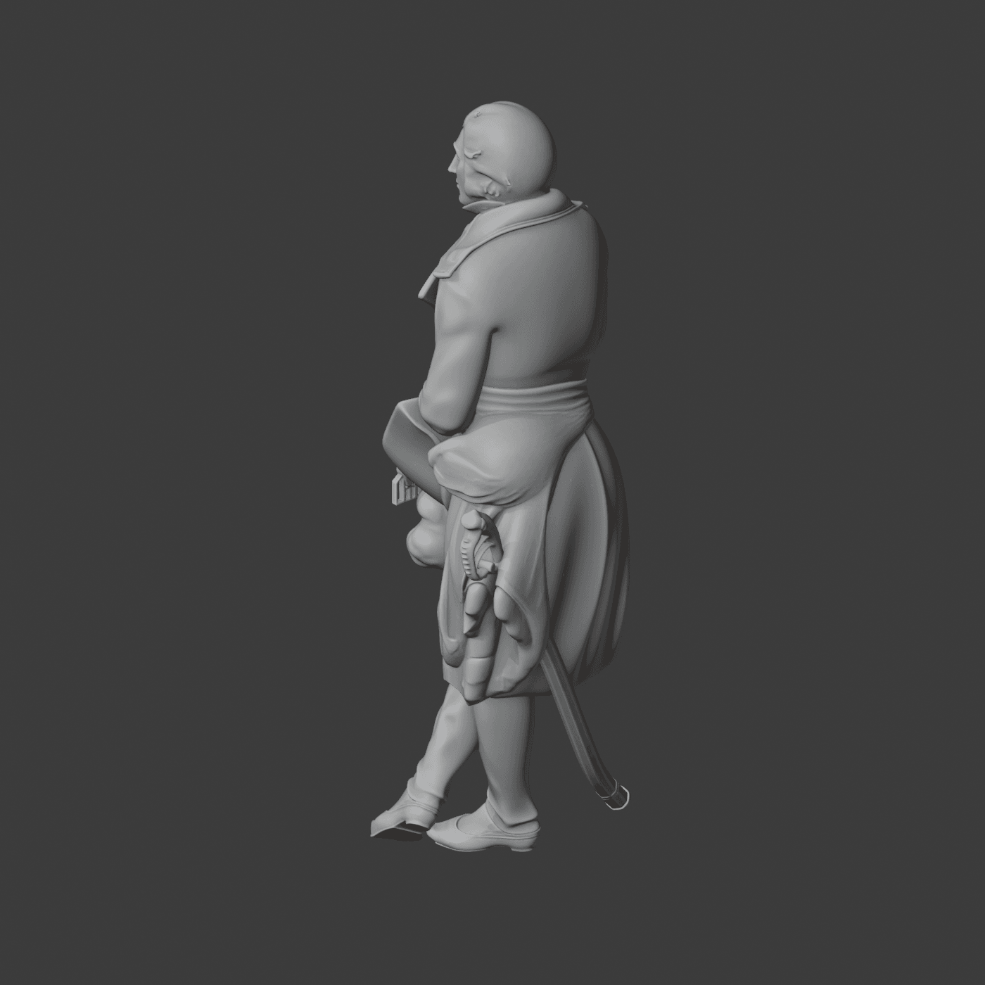 Andre Massena Napoleonic Soldier 3d model