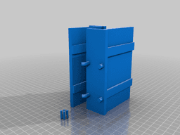 Peg Board large shelf 3d model