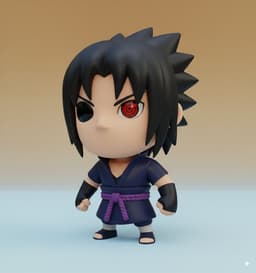 SASUKE UCHIHA KAWAII – COLLECTIBLE 3D FIGURE 3d model