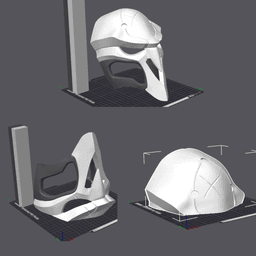 reaper mask β Wearable STL & 3MF/Cosplay 3d model
