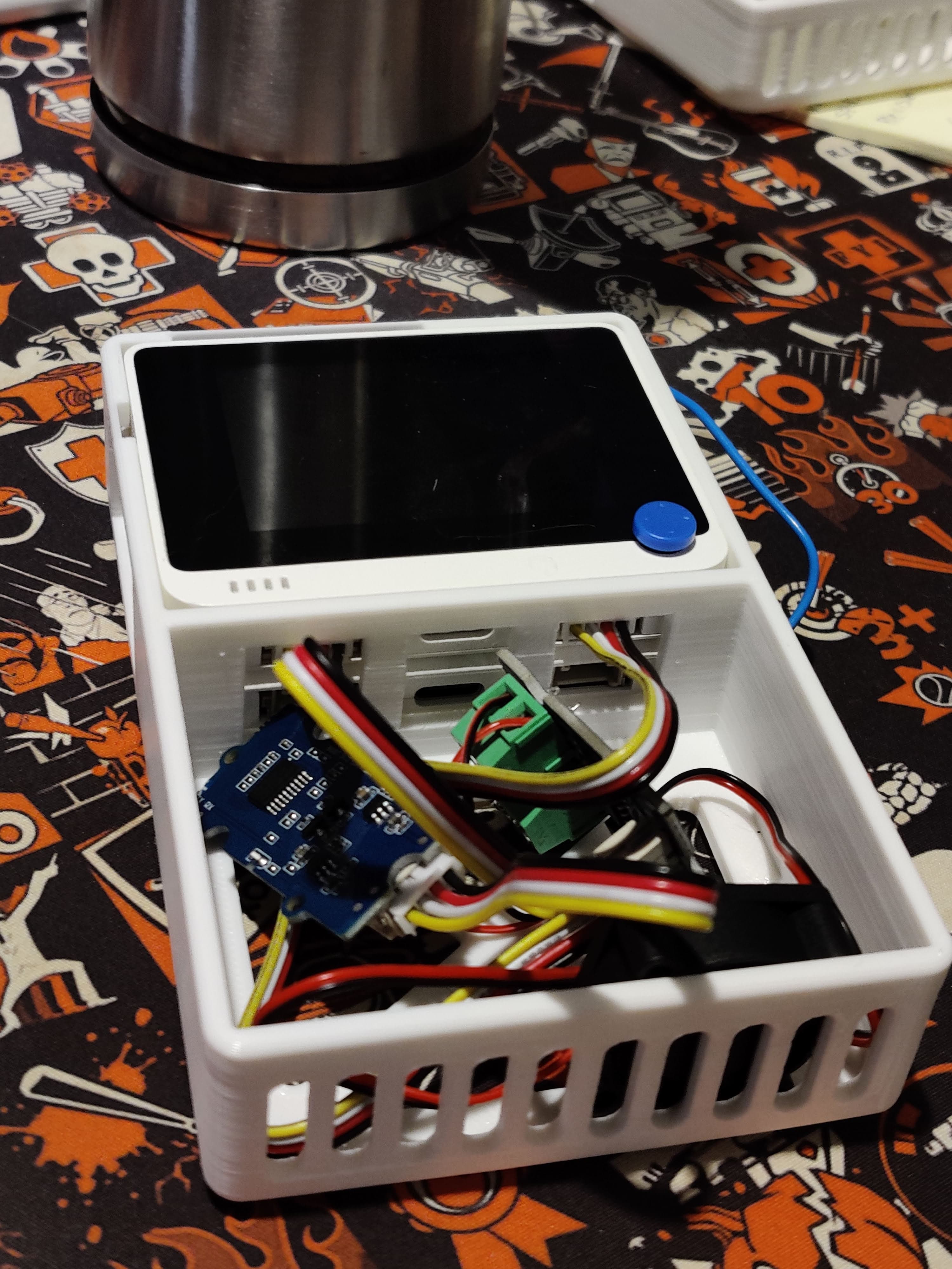 Wio Terminal + Battery Pack Project case 3d model