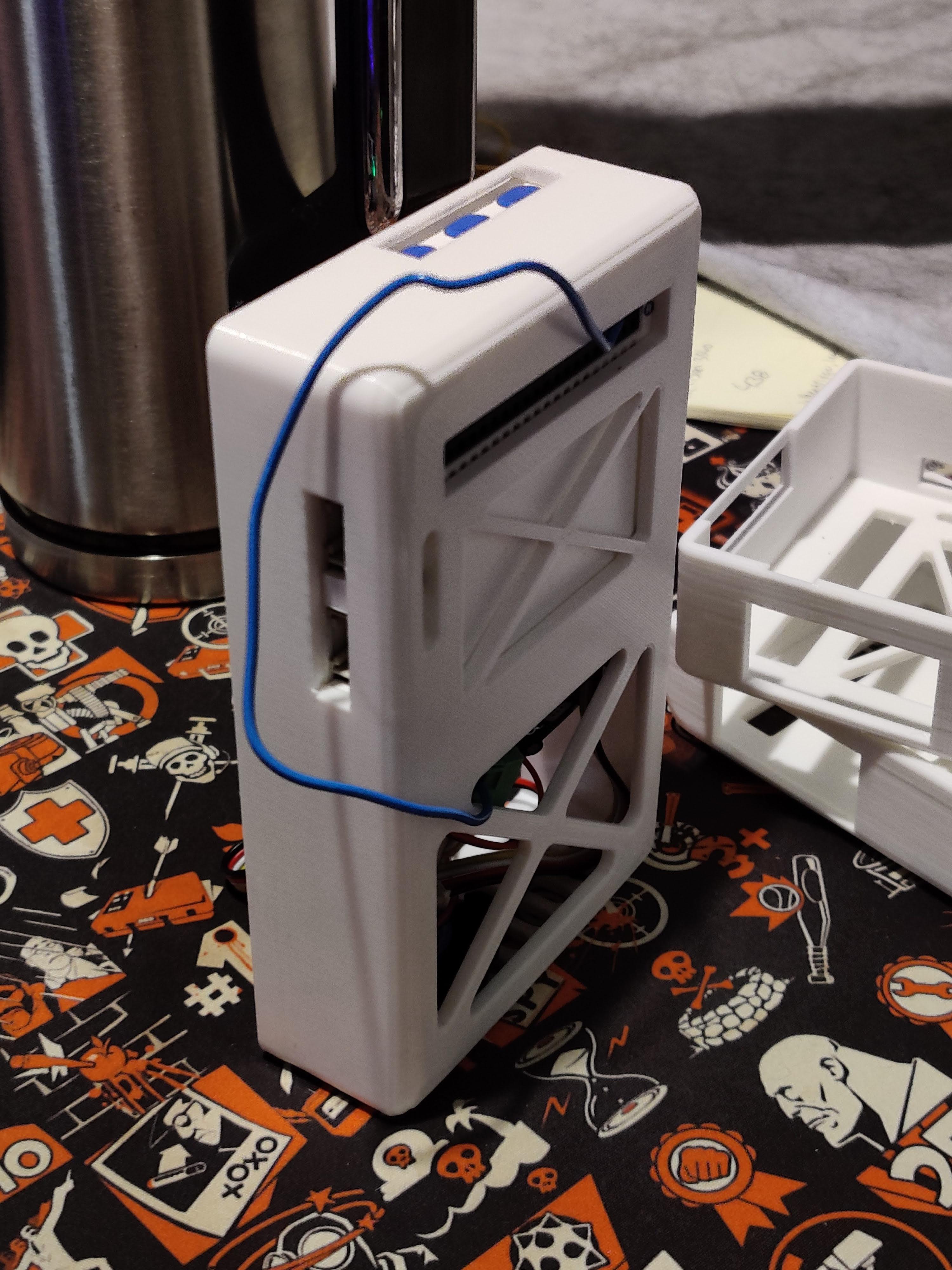 Wio Terminal + Battery Pack Project case 3d model