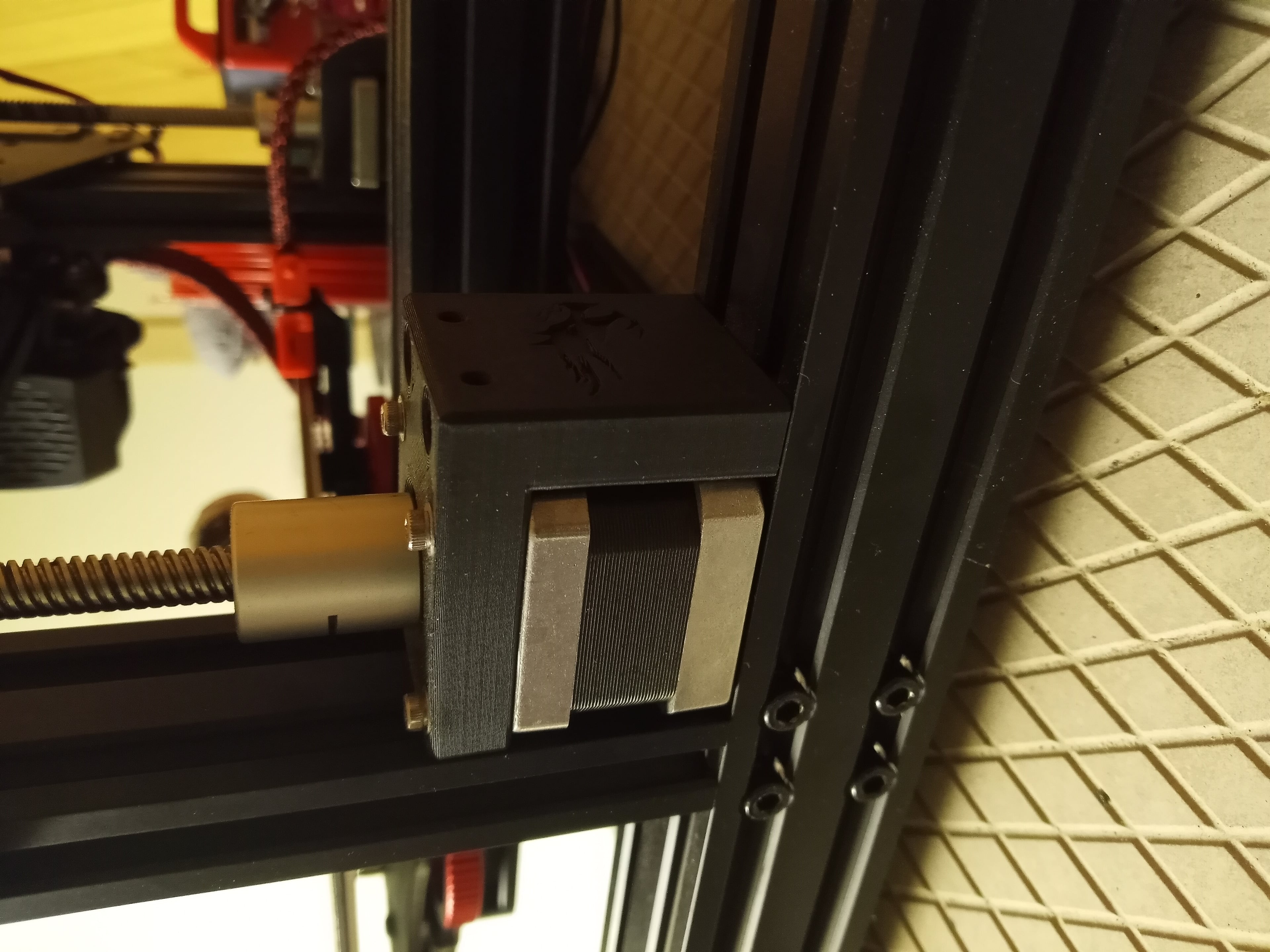 Ender 3 (V2,Pro) improved z-axis motor mount 3d model