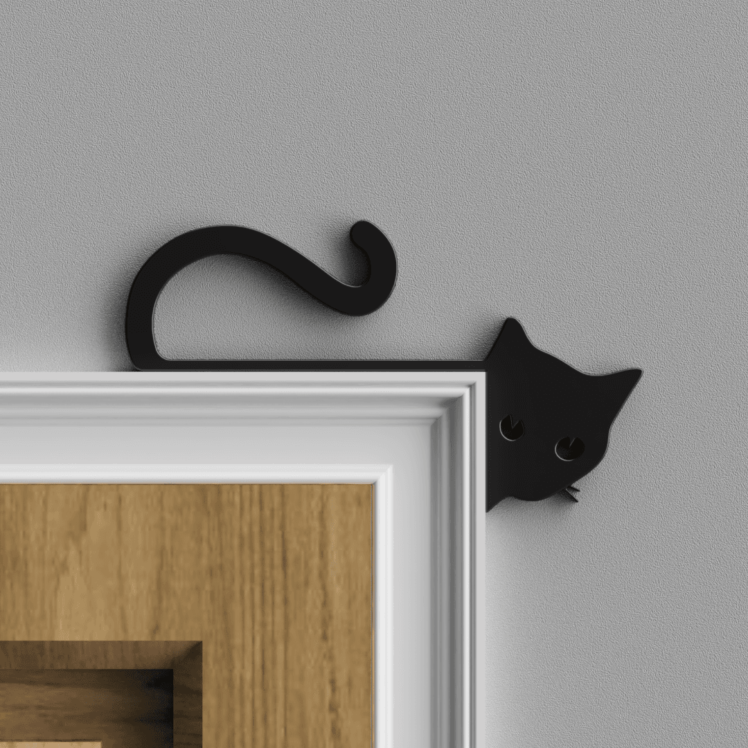 Cat Door Topper 3d model