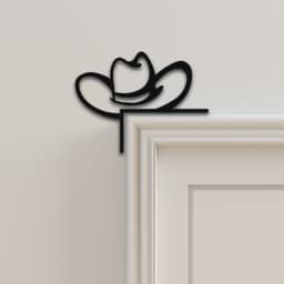 Cowboy Door Corner Decor 3d model