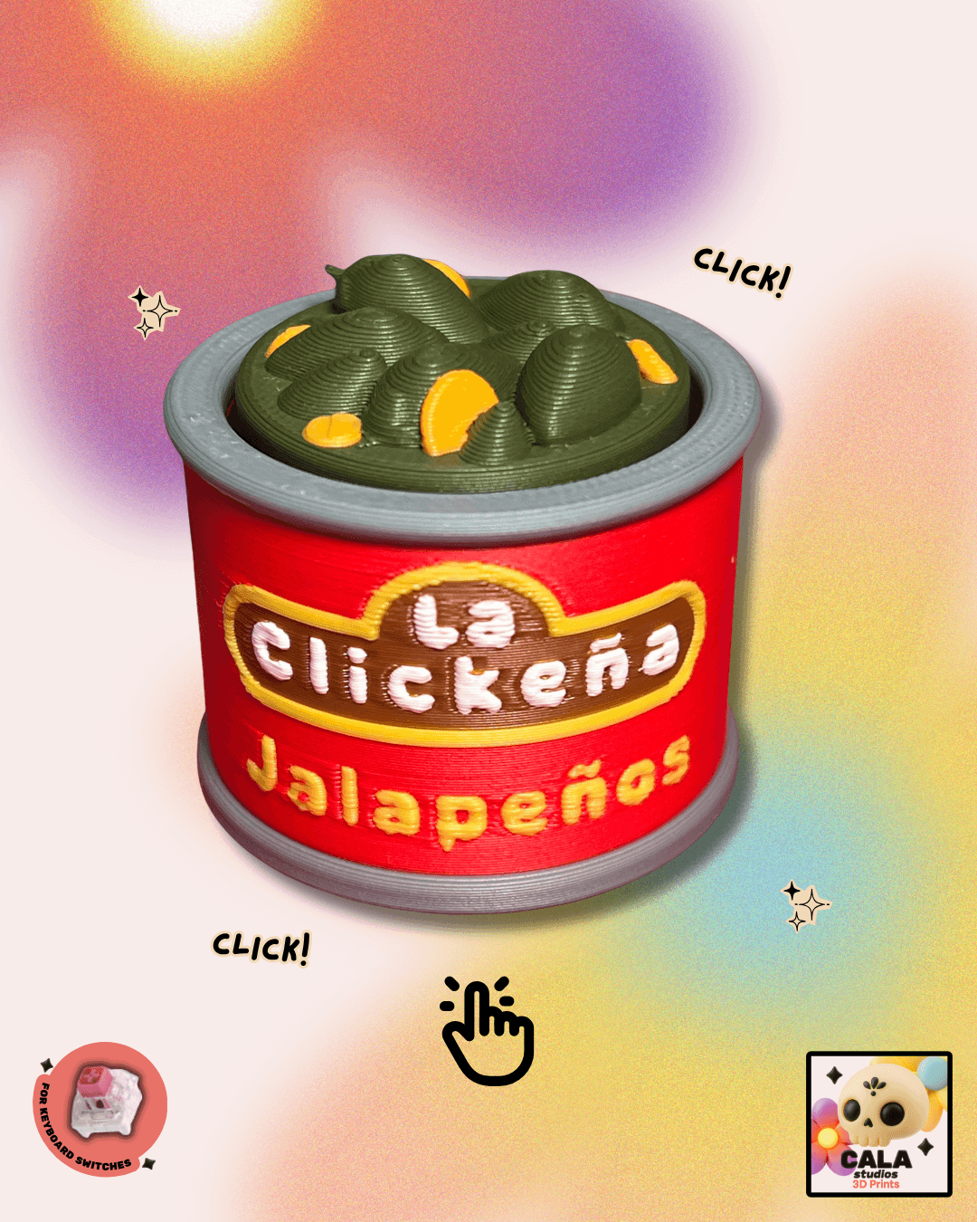 La Clickeña – Jalapeño Can Clicker 3d model