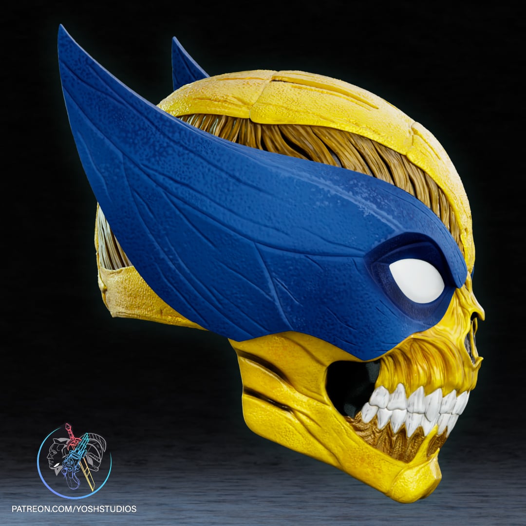 Skullified Wolverine 3D Printer STL File 3d model