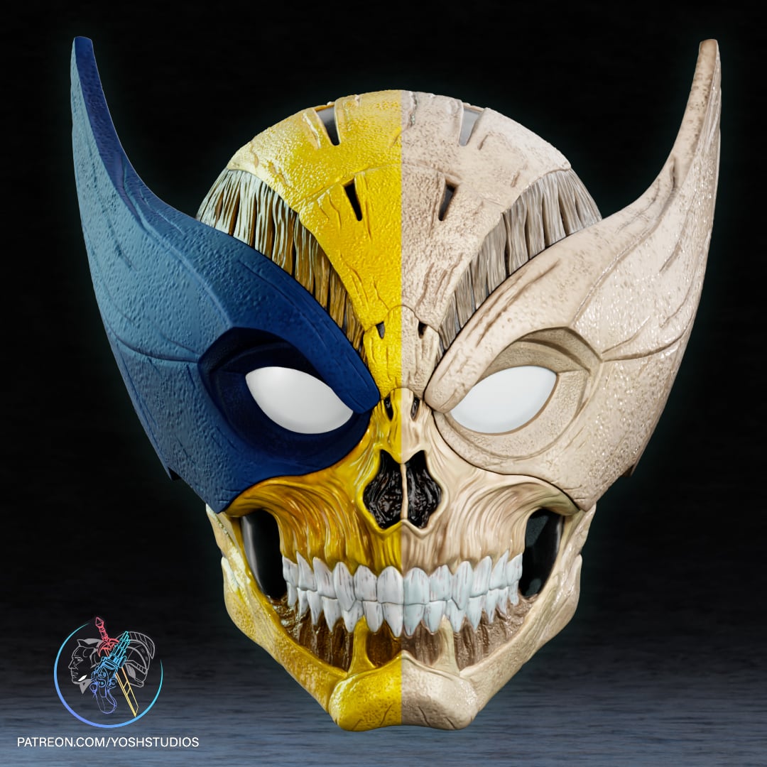 Skullified Wolverine 3D Printer STL File 3d model