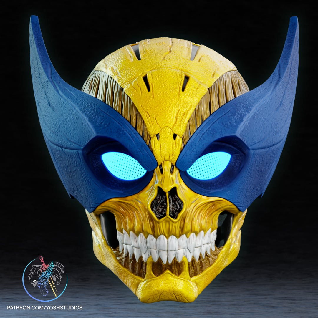 Skullified Wolverine 3D Printer STL File 3d model