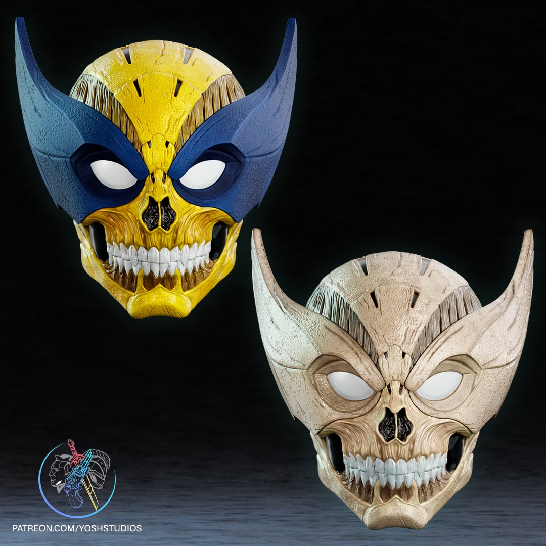 Skullified Wolverine 3D Printer STL File 3d model