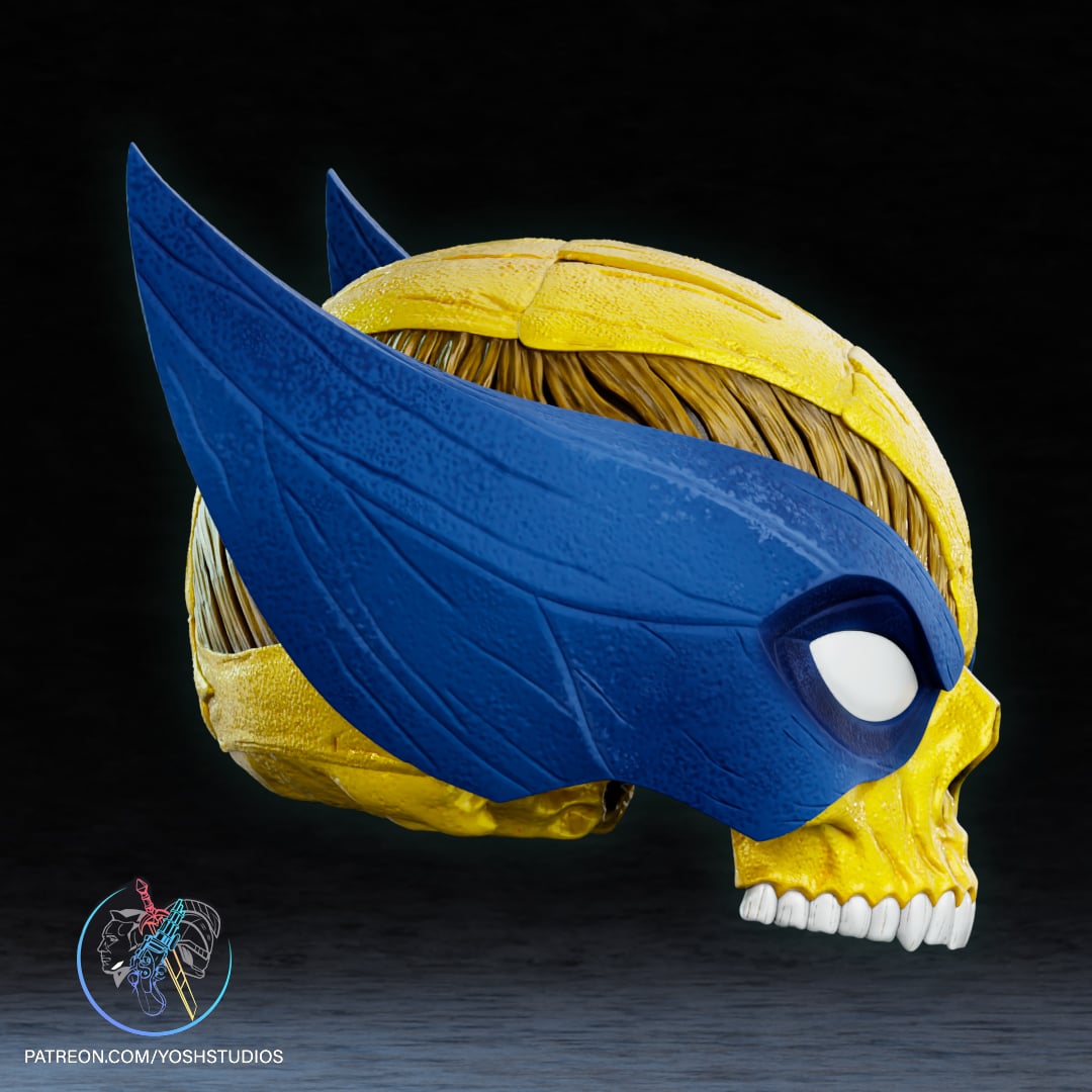 Skullified Wolverine 3D Printer STL File 3d model