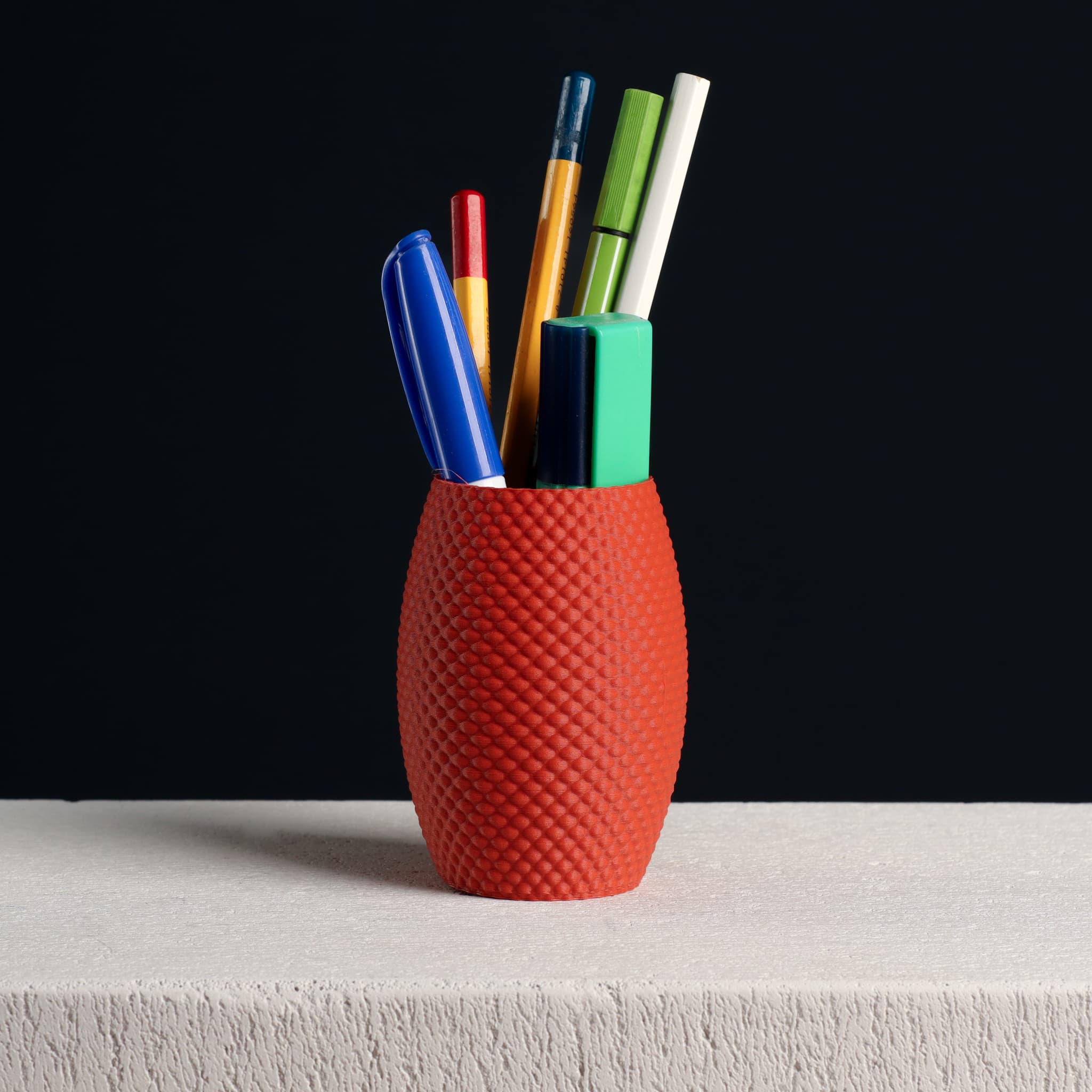 Bubble Pencil Cup, Desk Organizer (vase mode) 3d model