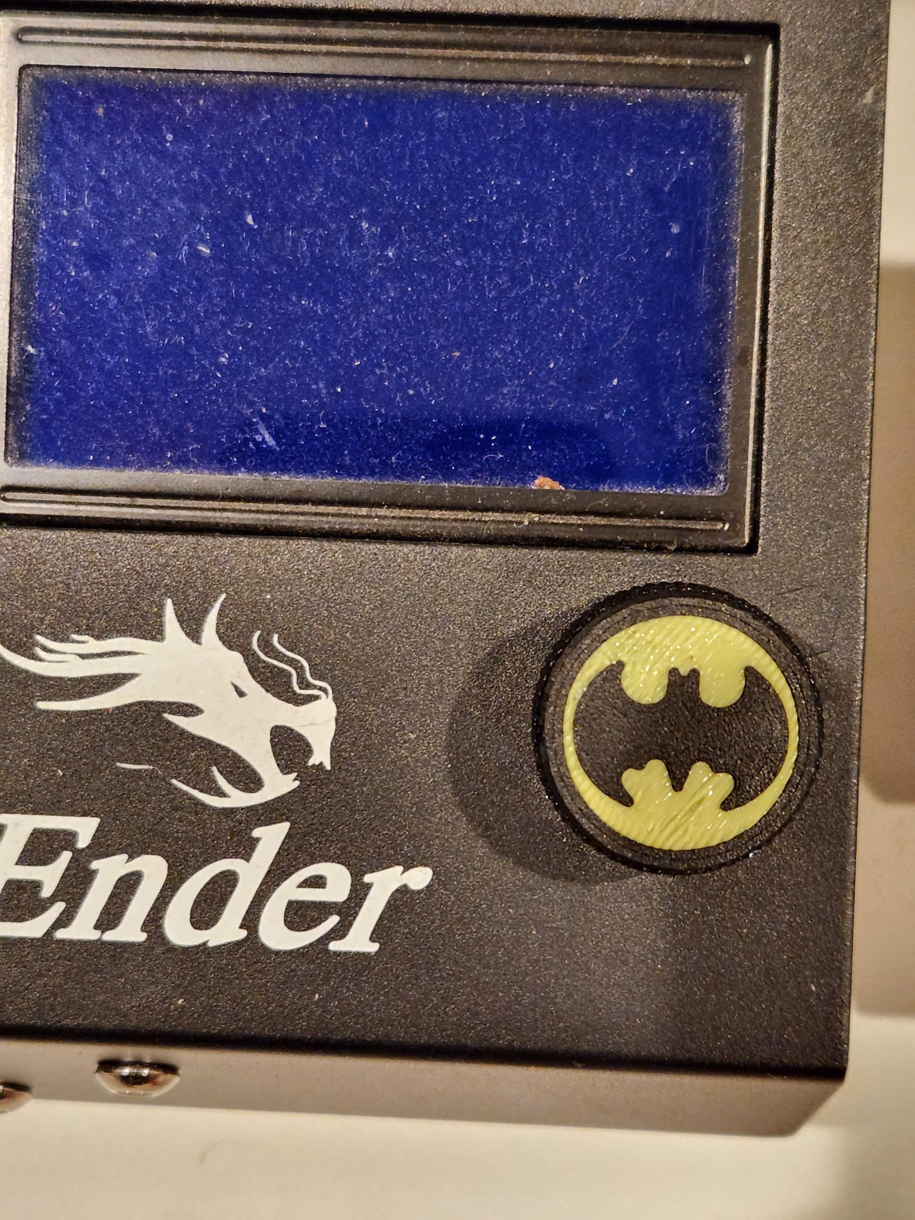 Batman Ender 3 or Pro LCD Knob 3d model