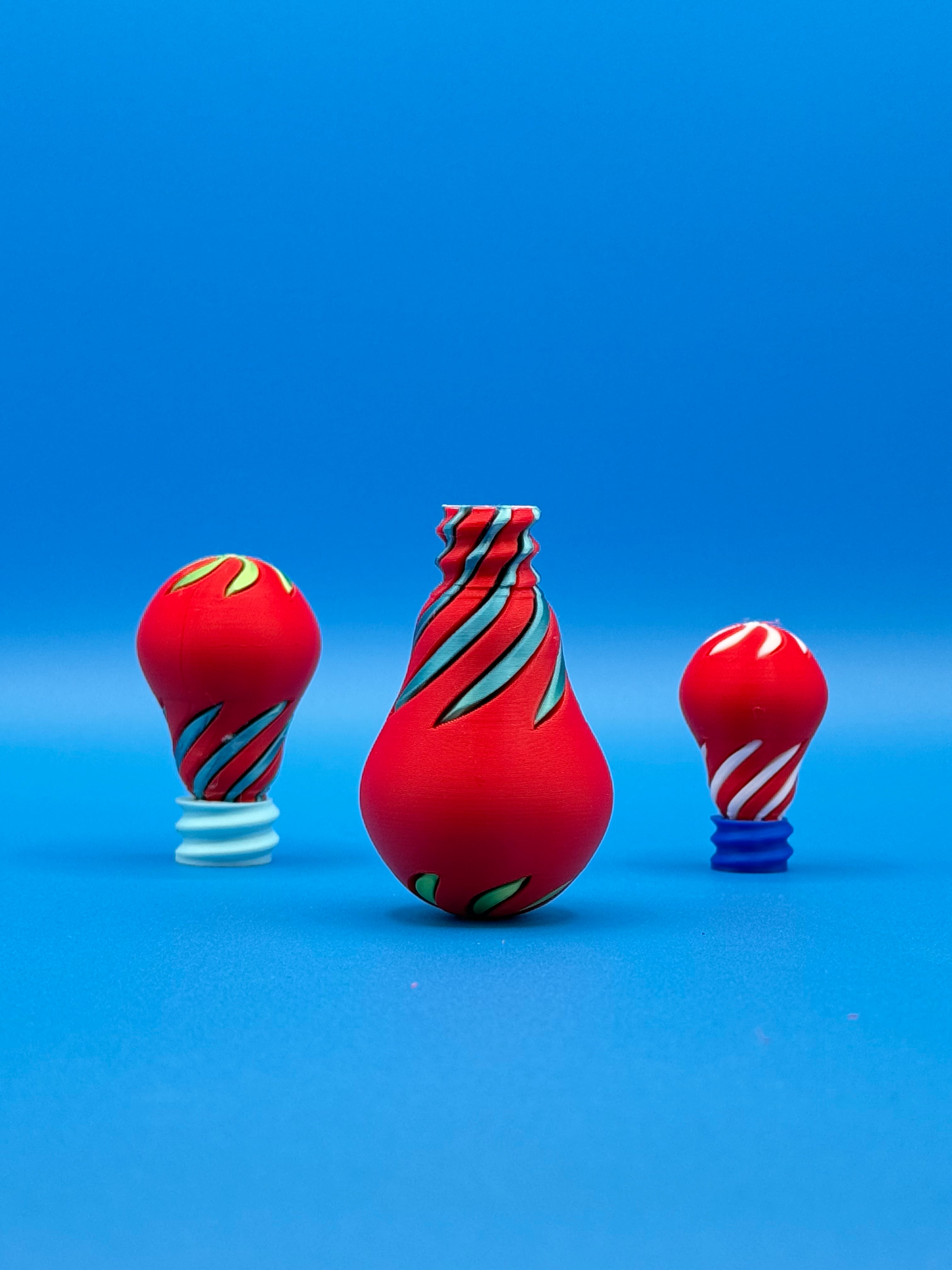 Lightbulb Spiral Passthrough Fidget Toy 3d model