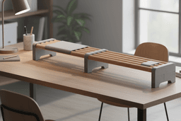 Desk Monitor stand and organizer 3d model