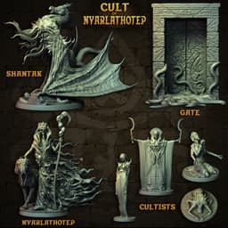 Cult of Nyarlathotep - Miniatures + Terrain Collection 3d model