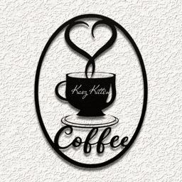 COFFEE KITCHEN WALL ART HOME DECOR 3d model